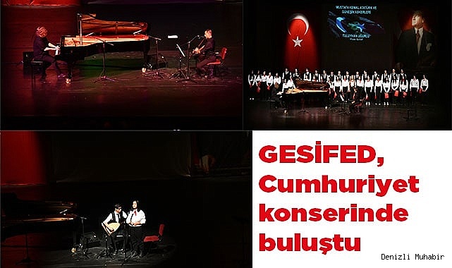 GESİFED, Cumhuriyet konserinde buluştu