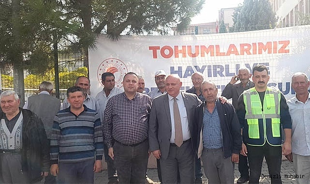 Hibe tohumlar Buldanlı çiftçilere dağıtıldı