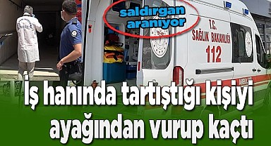 İş hanında silahlı saldırı