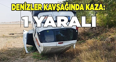 Kontrolden çıkan otomobil takla attı; 1 yaralı