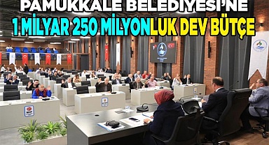 PAMUKKALE BELEDİYESİ 2023 YILI BÜTÇESİ BELİRLENDİ