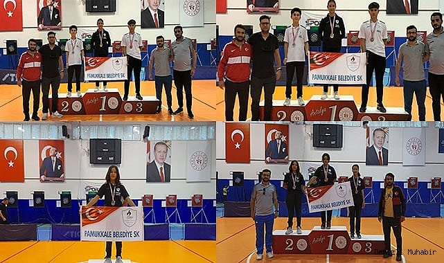PAMUKKALE BELEDİYESPORLU DARTÇILAR 12 MADALYA KAZANDI