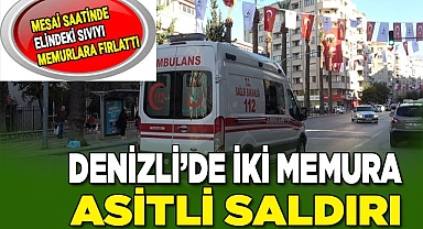 2 kadın belediye personelini asitle yaraladı