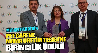 PET KAFE VE MAMA ÜRETİM TESİSİ BİRİNCİLİK ÖDÜLÜ ALDI