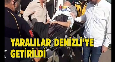 Yaralı Denizlispor kafilesi, Denizli'ye geldi