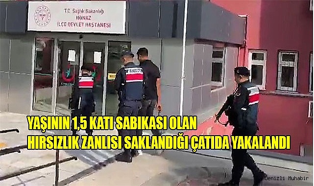 Yaşının 1,5 katı sabıkası olan hırsızlık zanlısı saklandığı çatıda yakalandı