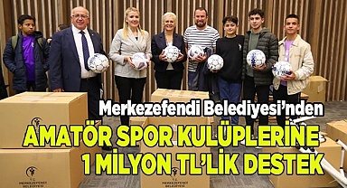 AMATÖR SPOR KULÜPLERİNE 1 MİLYON TL’LİK DESTEK
