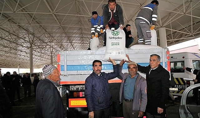 Çameli’nde arıcılara 34 ton toz şeker dağıtıldı