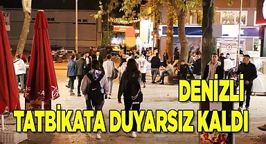 Denizli tatbikata duyarsız kaldı