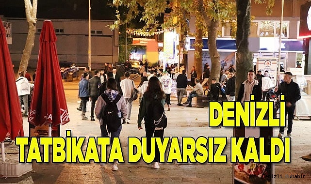 Denizli tatbikata duyarsız kaldı