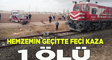 Hemzemin geçitte feci kaza: 1 ölü