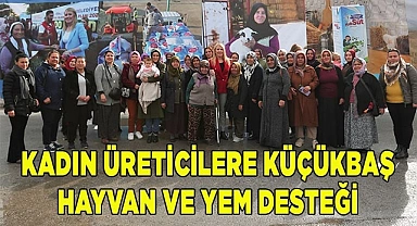 KADIN ÜRETİCİLERE İKİNCİ KEZ KÜÇÜKBAŞ HAYVAN VE YEM DESTEĞİ SAĞLANDI