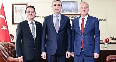 Kazakistan Büyükelçisi'nden Başkan Zolan’a ziyaret