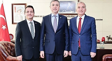 Kazakistan Büyükelçisi'nden Başkan Zolan’a ziyaret