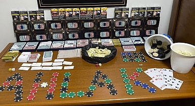 Kumar oynayan 34 kişiye 61 bin 846 TL idari para cezası