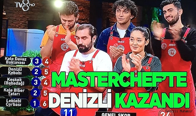 MasterChef’in Denizli etabında yöresel yemekler Türkiye’ye tanıtıldı