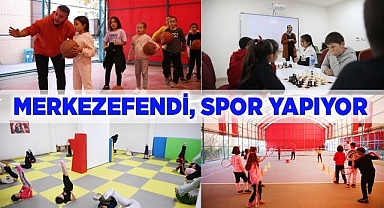 MERKEZEFENDİ’DE HER GÜN BİNLERCE KİŞİ SPOR YAPIYOR