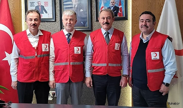 Milletvekili Şahin Tin, Türk Kızılay’ını ziyaret etti. 