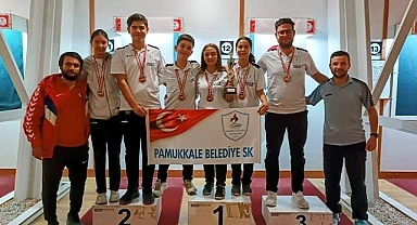 PAMUKKALE BELEDİYESPOR DART TAKIMI TÜRKİYE 3.SÜ OLDU