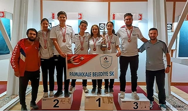 PAMUKKALE BELEDİYESPOR DART TAKIMI TÜRKİYE 3.SÜ OLDU