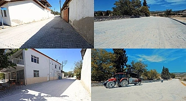 PAMUKKALE'DE BİR MAHALLE DAHA GÜZELLEŞTİ