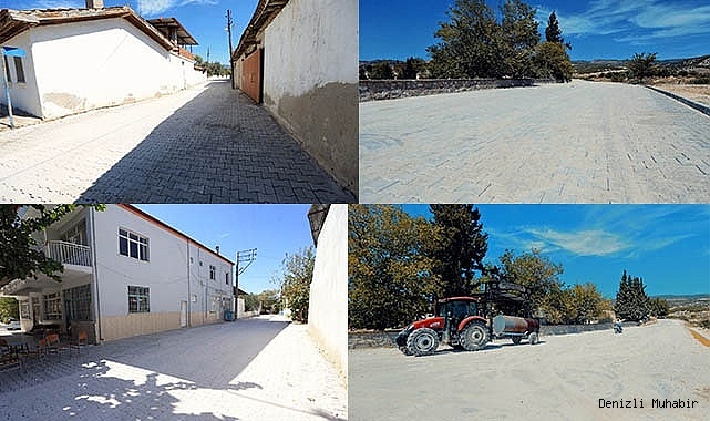 PAMUKKALE'DE BİR MAHALLE DAHA GÜZELLEŞTİ