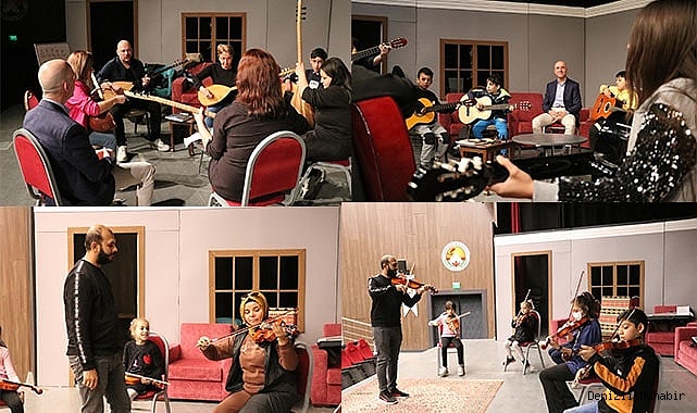 Sarayköy Belediyesi'yle ilçede müziğe ilgi artıyor