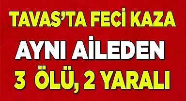 Takla atan otomobildeki aynı aileden 3 kişi öldü, 2 kişi yaralandı