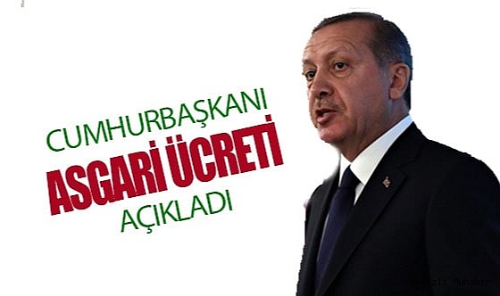 Asgari ücret açıklandı