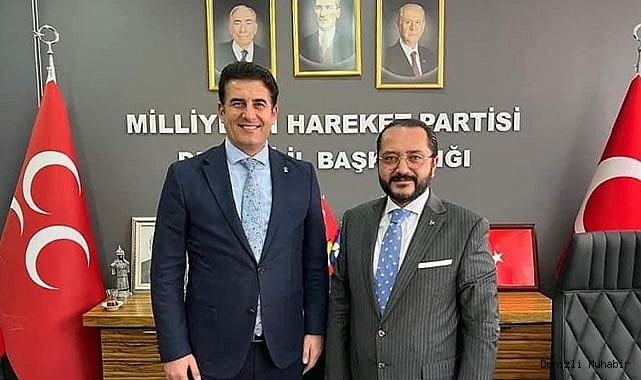 BAŞKAN GÜNGÖR, MHP İL BAŞKANI YILMAZ'I ZİYARET ETTİ