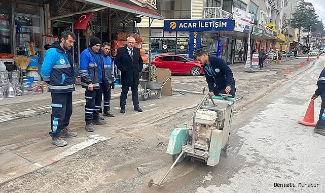 Çameli’nde alt ve üst yapı çalışmaları hızla devam ediyor