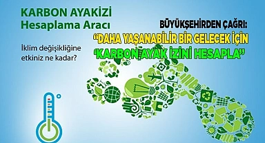 “Daha yaşanabilir bir gelecek için ‘Karbon ayak izini hesapla”
