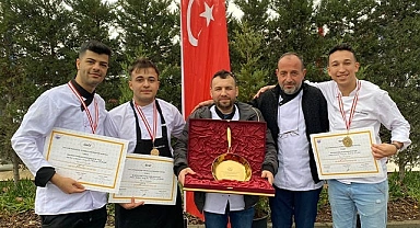 Denizli’de aşçılık programı öğrencilerinden büyük başarı