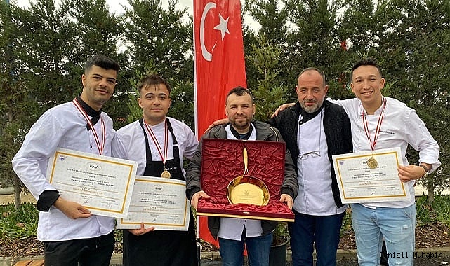 Denizli’de aşçılık programı öğrencilerinden büyük başarı