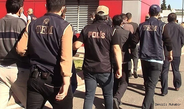 Denizli’de DEAŞ ve FETÖ’ye operasyon: 5 şüpheliden 4’ü tutuklandı
