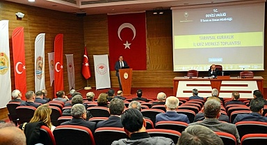 Denizli’de Kuraklık İl Kriz Merkezi Komisyonu toplandı