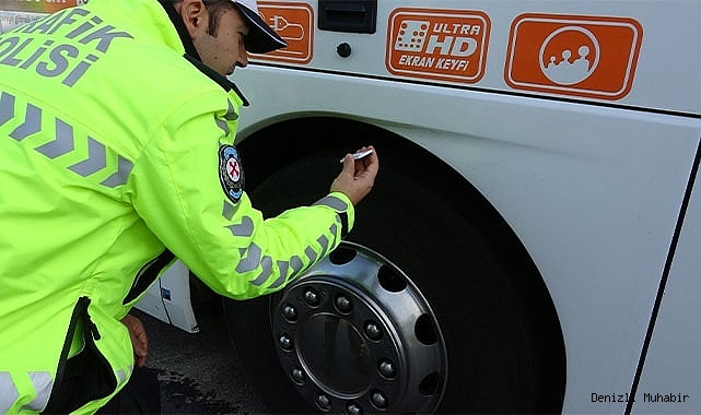 Denizli’de sürücülere kış lastiği uyarısı