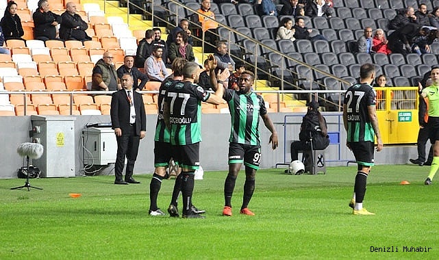 Denizlispor deplasmanda 3 golle kazandı