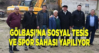 Gölbaşı’na sosyal tesis ve spor sahası yapılıyor