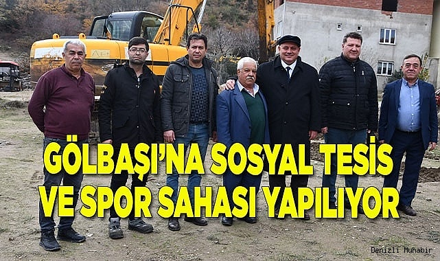Gölbaşı’na sosyal tesis ve spor sahası yapılıyor