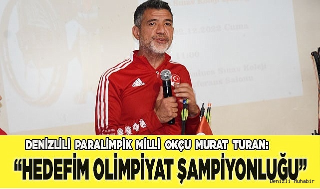 "Hedefim olimpiyat şampiyonu olmak"