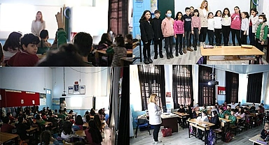 İLKOKUL ÖĞRENCİLERİNE SIFIR ATIK VE ÇEVRE EĞİTİMİ VERİLDİ