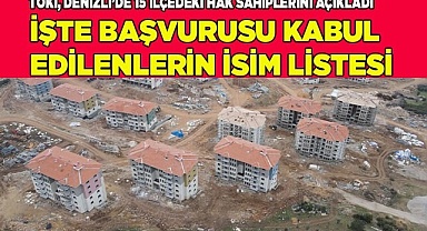 İşte başvuruları kabul edilenlerin ilçe ilçe isim listesi