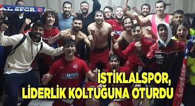 İstiklalspor, liderlik koltuğuna oturdu