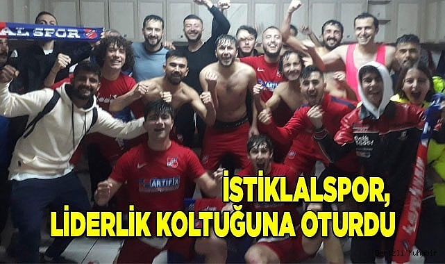 İstiklalspor, liderlik koltuğuna oturdu