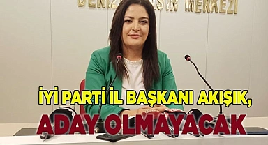 İyi Parti il Başkanı  Akışık, aday olmayacak