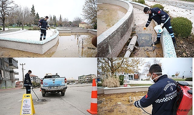 MERKEZEFENDİ’DE HALK SAĞLIĞI İÇİN İLAÇLAMALAR DEVAM EDİYOR