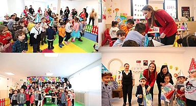 MİNİKLER YENİ YILI GÜNDÜZ BAKIMEVİ’NDE KUTLADI