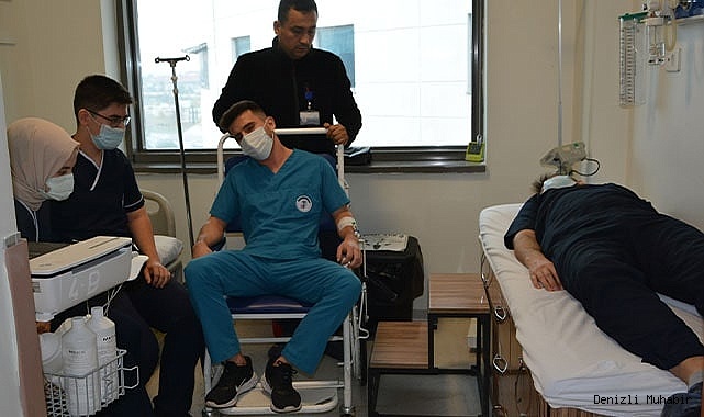 PAÜ Hastanesinde Gerçeği Aratmayan Tatbikat Yapıldı