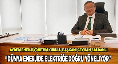 Saldanlı, "Dünya enerjide elektriğe doğru yöneliyor"